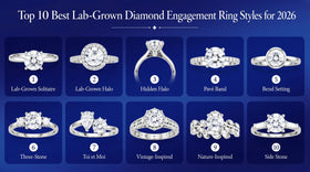 Top 10 Lab-Grown Engagement Ring Styles This Year