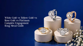 White Gold vs Yellow Gold vs Rose Gold vs Platinum - Complete Engagement Ring Metal Guide