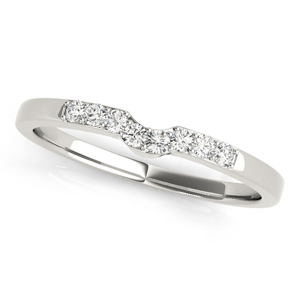 Paris Wedding Band Curved Band