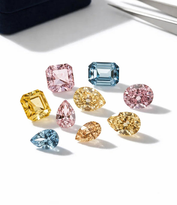Coloured Lab Grown Diamonds