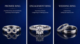 Promise Ring, Engagement Ring, and Wedding Ring - What's the Difference?