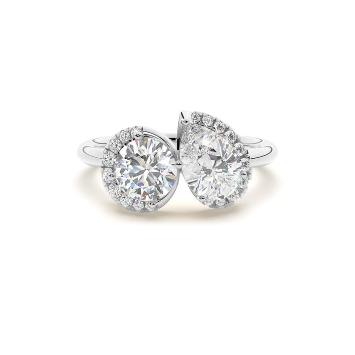 Aroma Toi-et-Moi Engagement Ring
