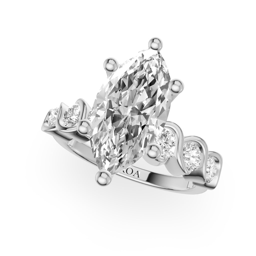 Primrose Pave Engagement Ring