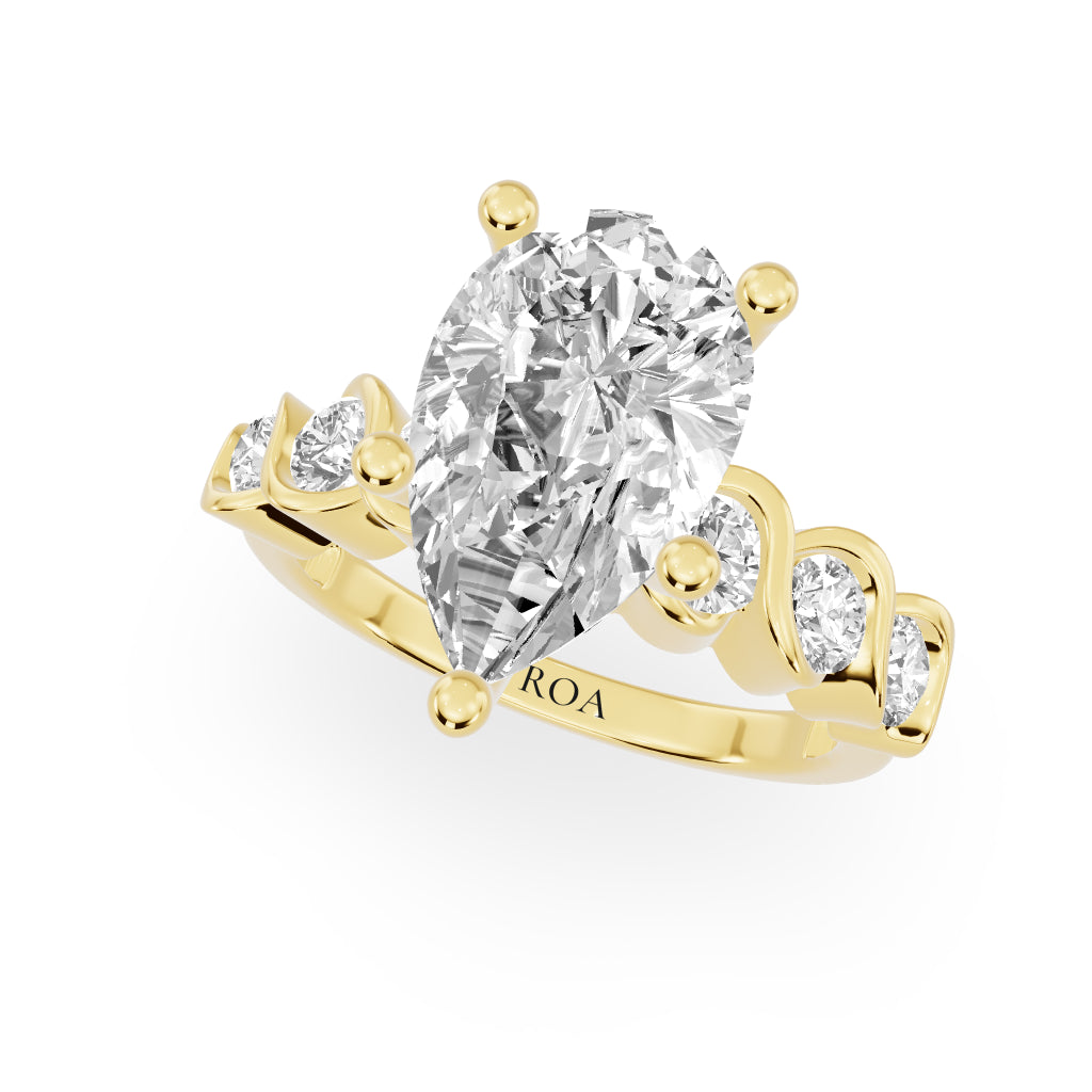 Primrose Pave Engagement Ring