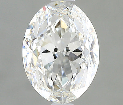 1.0 ct H Colour VVS1 Clarity Oval Shape Natural Diamond