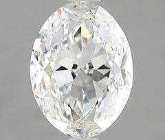 1.0 ct H Colour VVS1 Clarity Oval Shape Natural Diamond