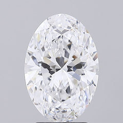 2.8 ct D Color VVS2 Clarity Oval Shape Lab Grown Diamond