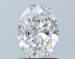 0.9 ct D Color VVS2 Clarity Oval Shape Natural Diamond
