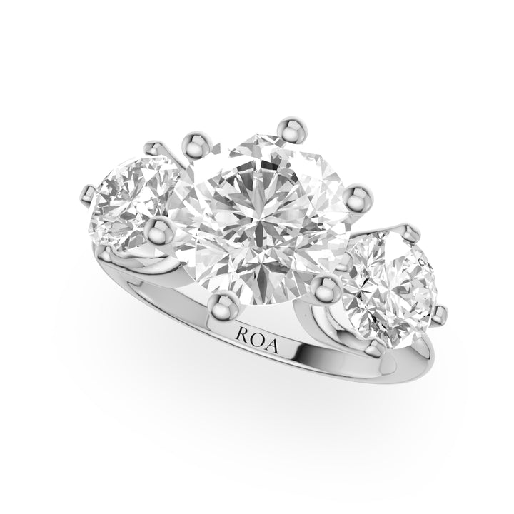 Moree Three Stone Engagement Ring
