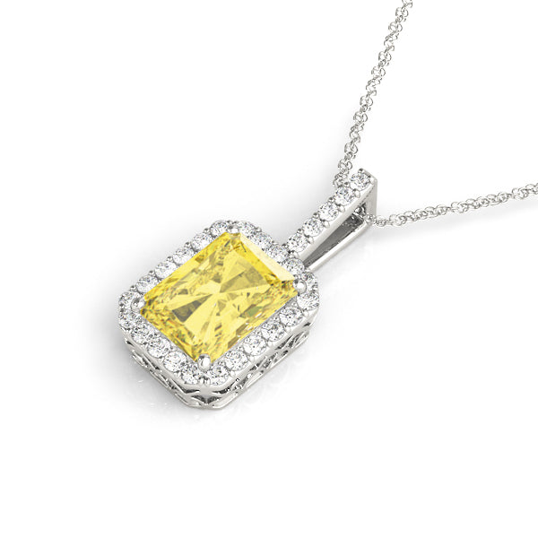 Celestia Radiant Halo Pendant