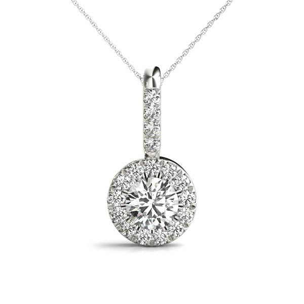 Petal Rouns Halo Pendant