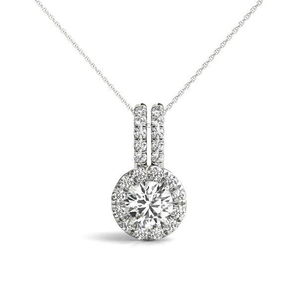 Nova Hidden Halo Pendant
