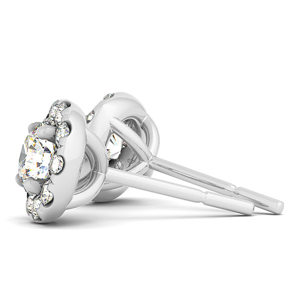 Lily Halo Stud Earrings