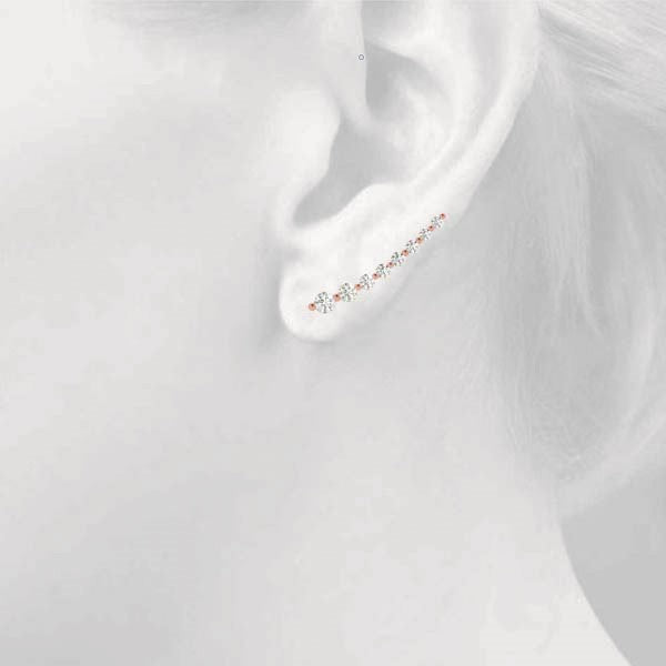 Lotus Climber Earrings