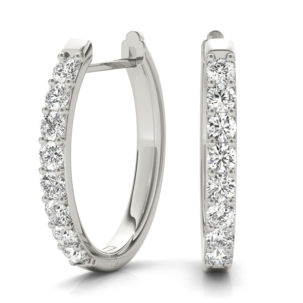 Tulip Huggies Hoop Earrings