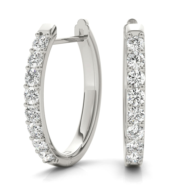 Tulip Huggies Hoop Earrings