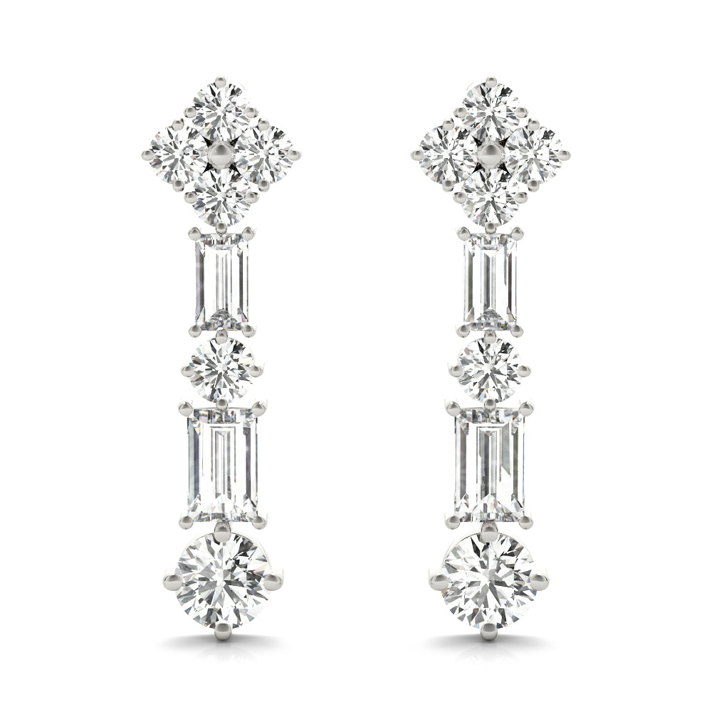 Freesia Multi-shape Drop Earrings