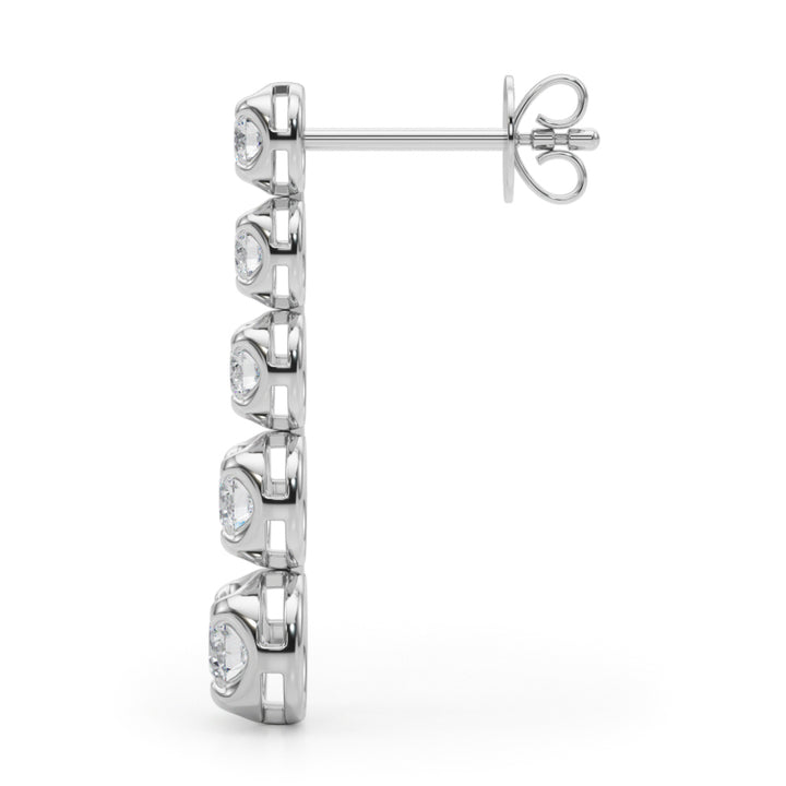 Orchid Hoop Earrings