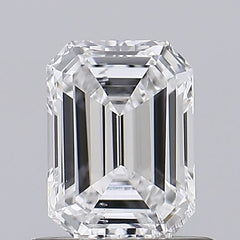 0.8 ct F Colour SI1 Clarity Emerald Shape Lab Grown Diamond