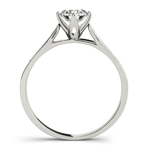 Yarra Bezel Pave Engagement Ring
