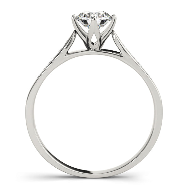 Yarra Bezel Pave Engagement Ring