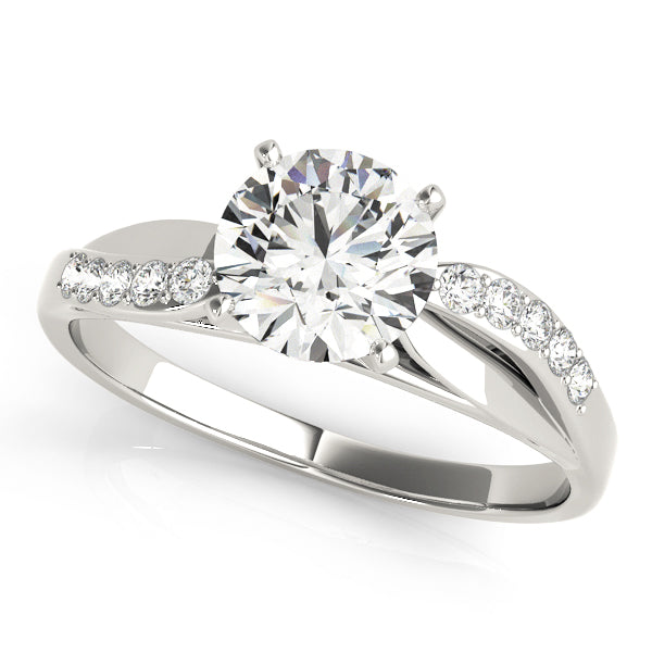 Glimmer Bypass Engagement Ring