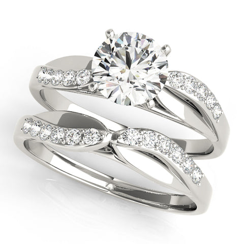 Glimmer Bypass Engagement Ring