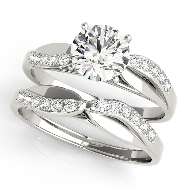 Glimmer Bypass Engagement Ring