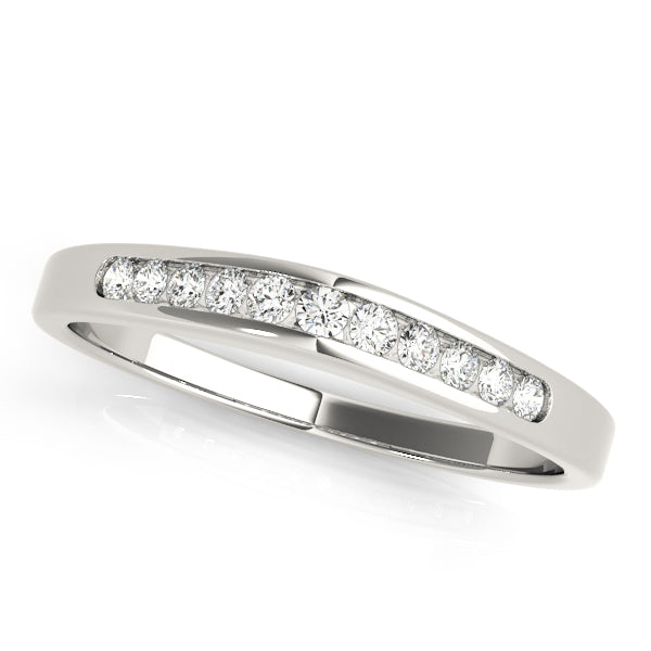 Lavender Wedding Band Channel Set