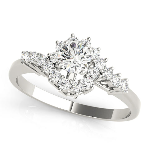 Luster Pave Engagement Ring