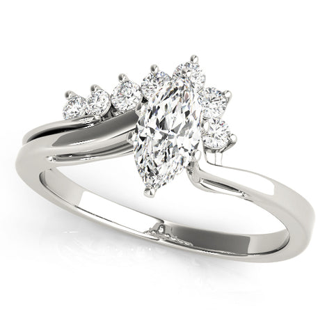 Sereno Nature Inspired Bypass Engagement Ring