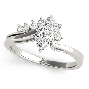 Sereno Nature Inspired Bypass Engagement Ring