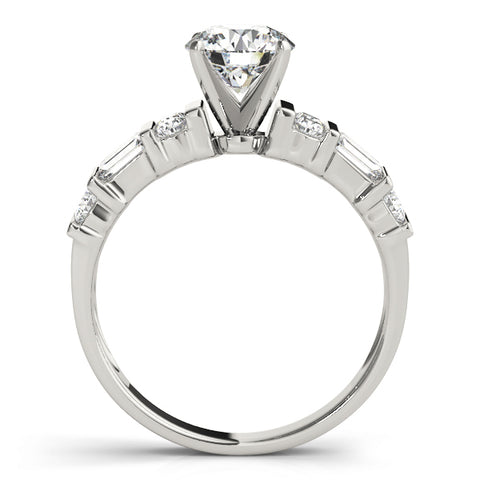 Saphira Side Stone Engagement Ring