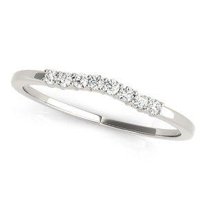 Daffodil Wedding Band Curved Band