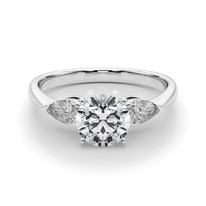 Derby Three Stone Engagement Ring