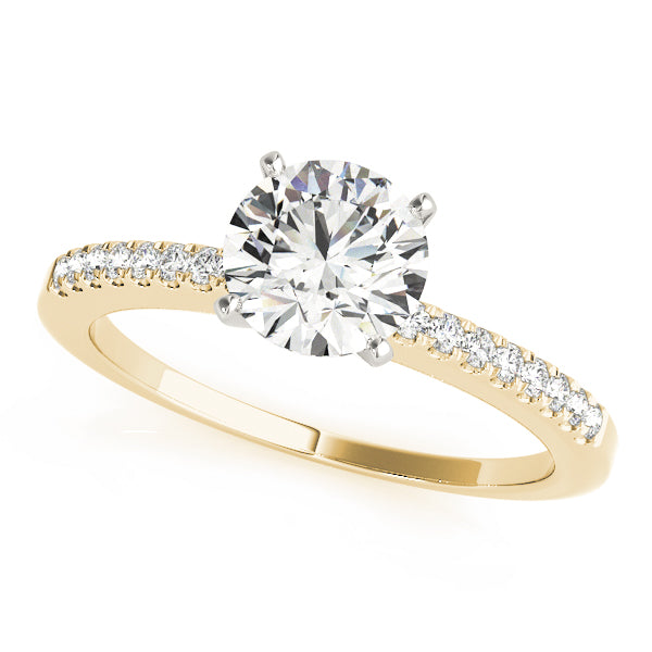 Esperance 1/2 Pave Engagement Ring