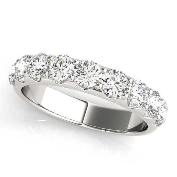 Vienna Wedding Band Prong Set