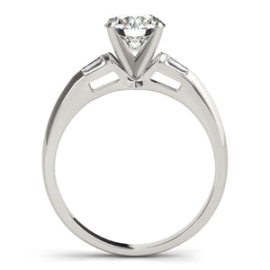 Opulent Three Stone Engagement Ring