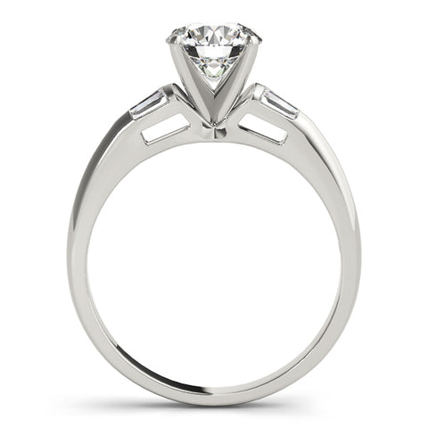 Opulent Three Stone Engagement Ring