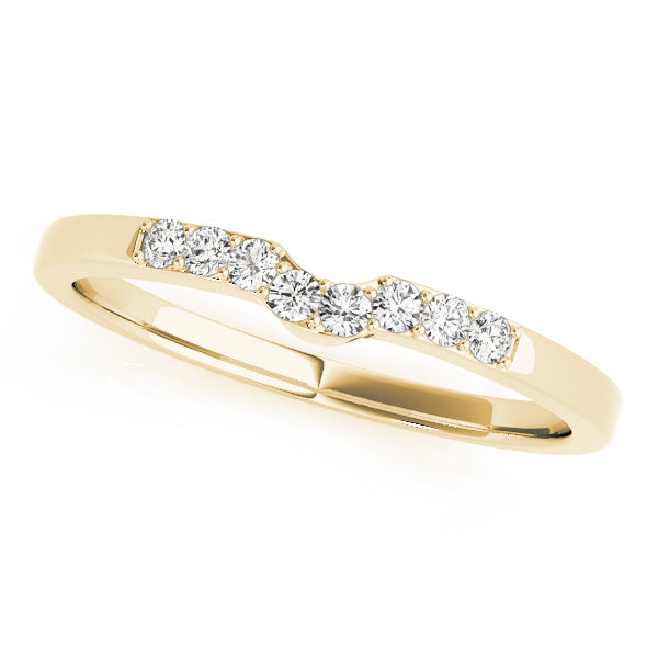 Paris Wedding Band Curved Band