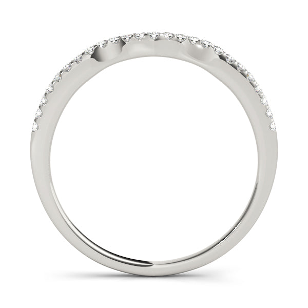 Aspen Wedding Band Curved Band