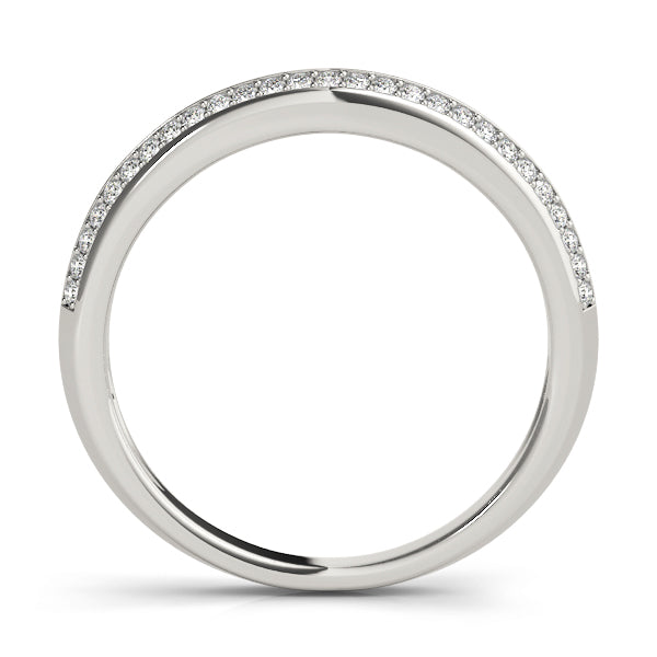 Prague Wedding Band Curved Band