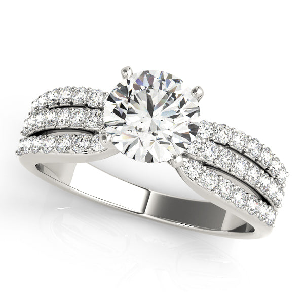 Zephyr Multirow Engagement Ring
