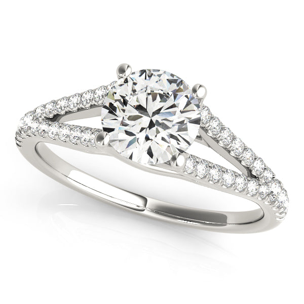 Nova Multirow Pave Engagement Ring