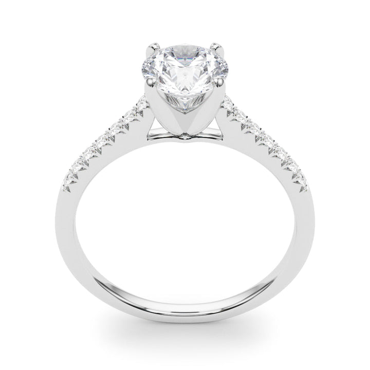 Margaret Tappered Pave Engagement Ring