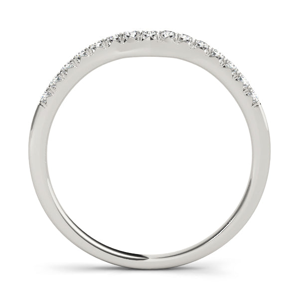 Monaco Wedding Band Curved Band