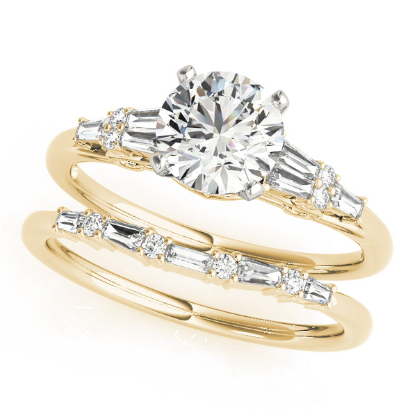 Talia Side Stone Engagement Ring