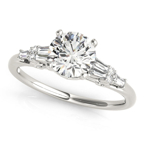Talia Side Stone Engagement Ring