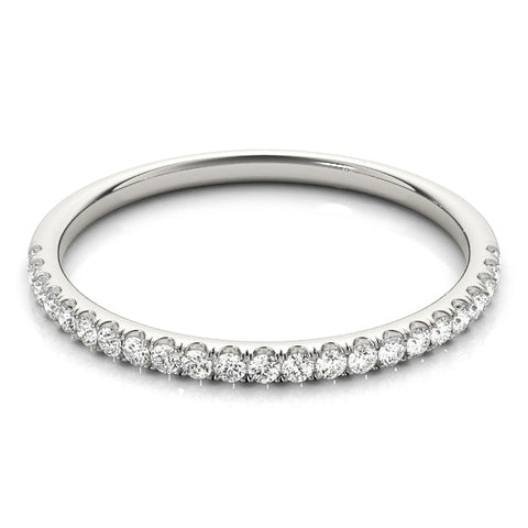 Seville Wedding Band Prong Set