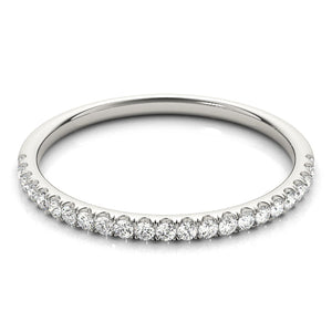 Seville Wedding Band Prong Set